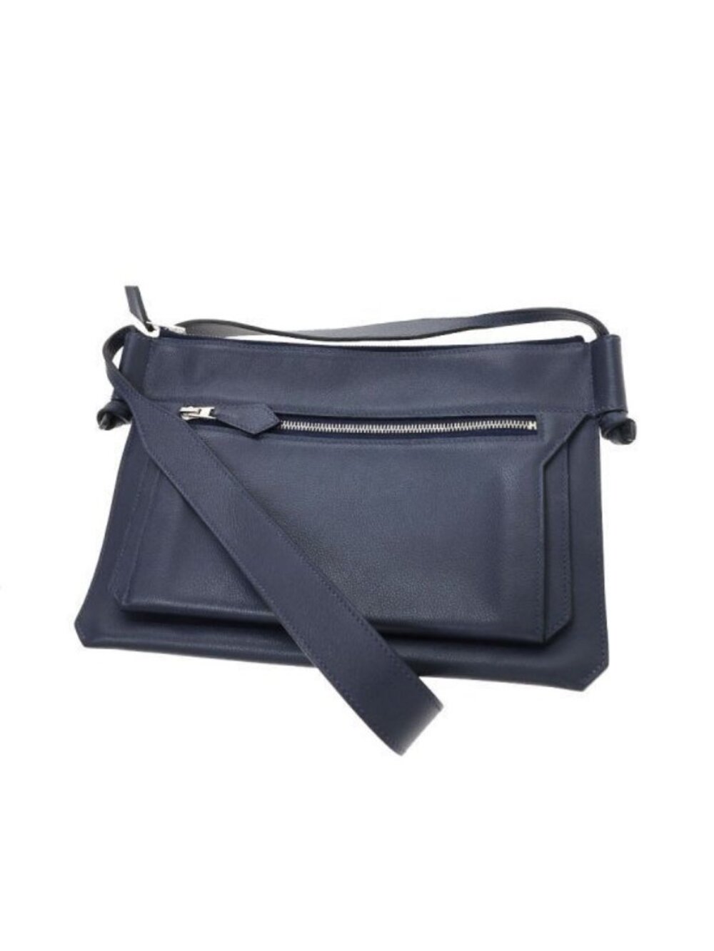 Hermes Ultrapla GM Shoulder Bag Navy